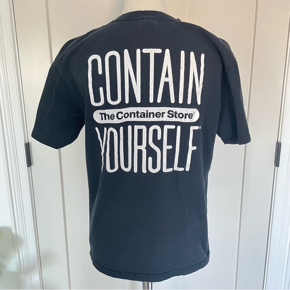 The Container Store Black T-Shirt (short and long sleeve)
